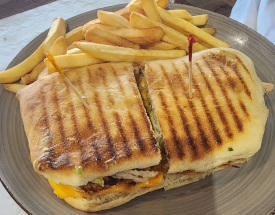 Sandwich and Fries