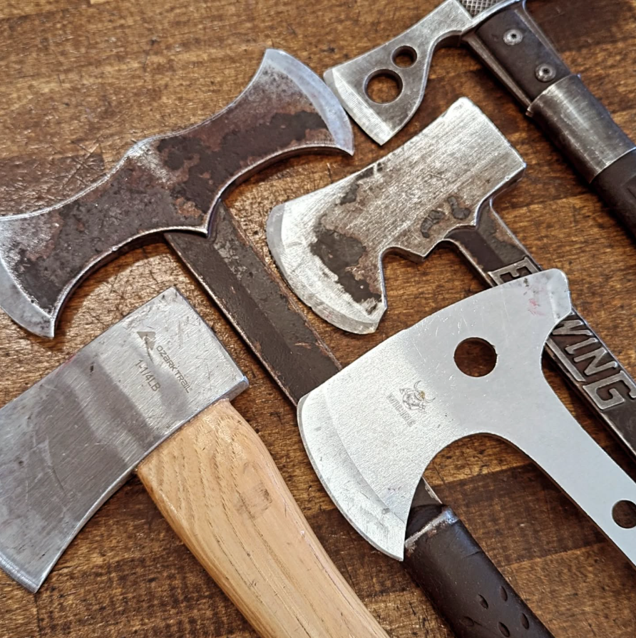 AxeVentures axes on display