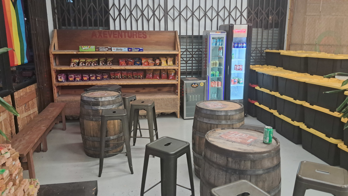 AxeVentures waiting and snack area