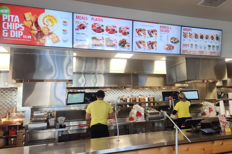 Zankou Chicken front counter